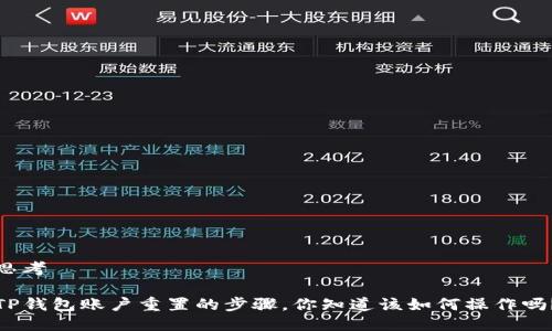 思考

TP钱包账户重置的步骤，你知道该如何操作吗？